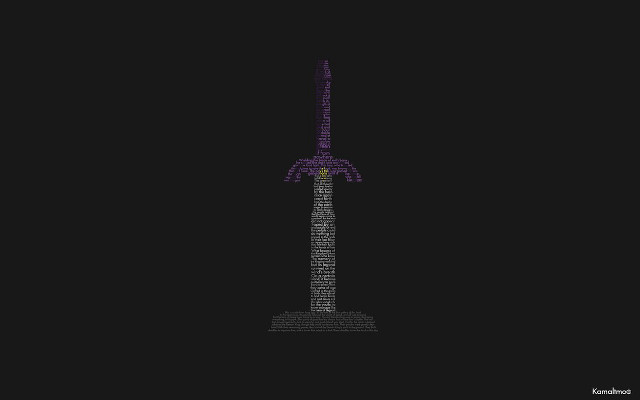 Purple black sword black background free wallpaper for desktop - medium preview image