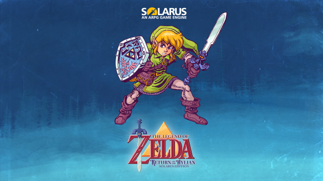 Link sword shield blonde night free wallpaper for desktop - medium preview image