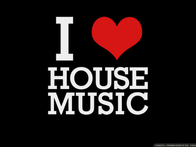 I love house music heart #2 free wallpaper for desktop - medium preview image