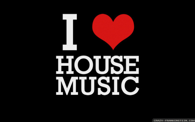 I love house music heart free wallpaper for desktop - medium preview image
