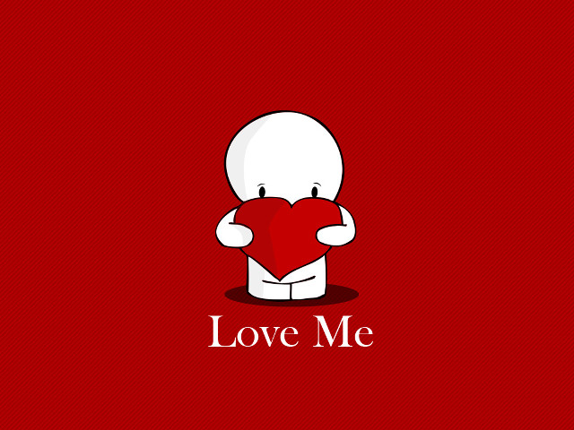 Person holding heart love me #2 free wallpaper for desktop - medium preview image
