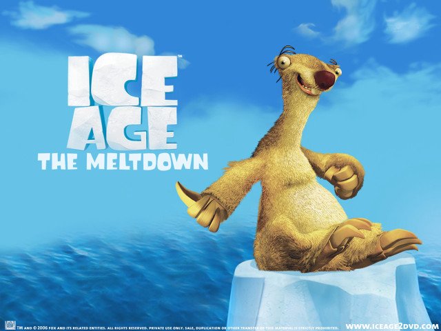 Cartoon character iceberg ocean ice free wallpaper for desktop - medium preview image