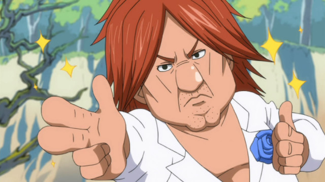 Man red hair pointing cartoon free wallpaper for desktop - medium preview image