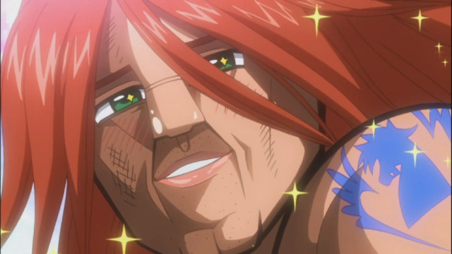 Red hair green eyes stars free wallpaper for desktop - medium preview image