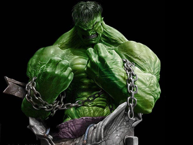 Hulk statue chains ankles hands #3 free wallpaper for desktop - medium preview image