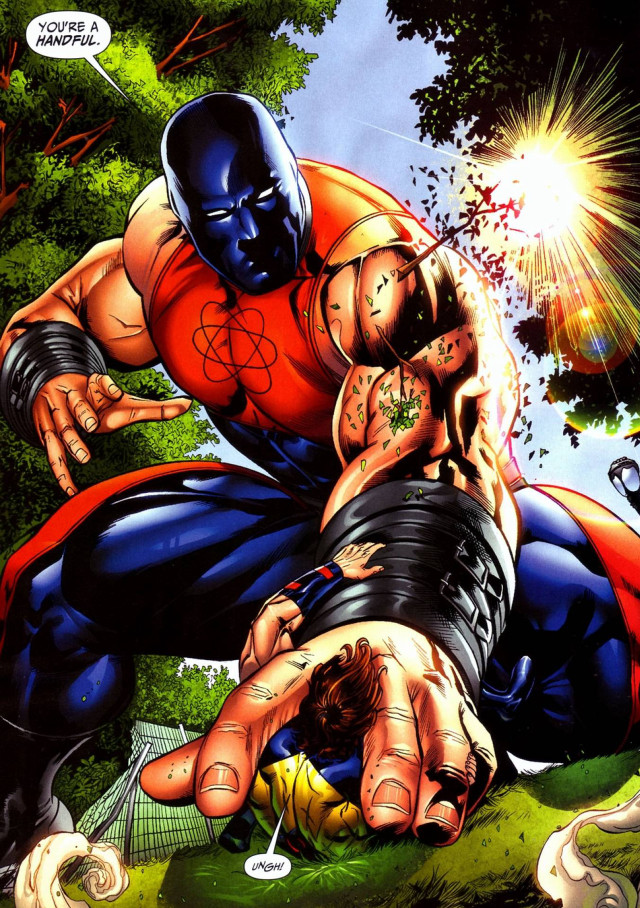 Comic book cover man held free wallpaper for mobile - medium preview image