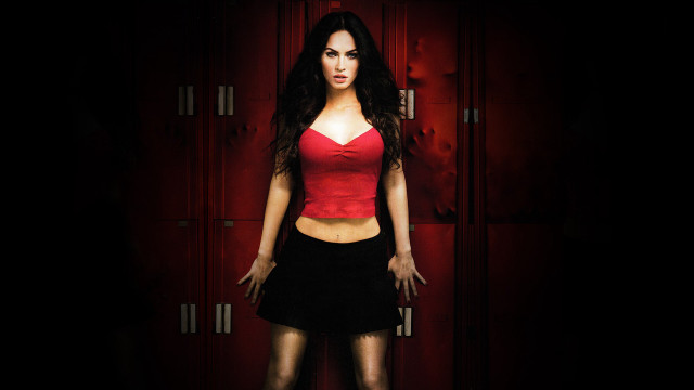 Gothic woman redtop blackskirt lockerroom free wallpaper for desktop - medium preview image