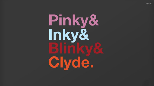 Black background pink inky blinky free wallpaper for desktop - medium preview image