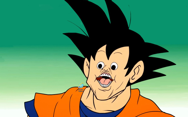 Goofy cartoon character funny expression free wallpaper for desktop - medium preview image