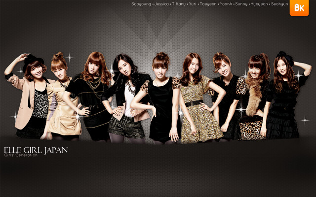 Girls group black background white free wallpaper for desktop - medium preview image