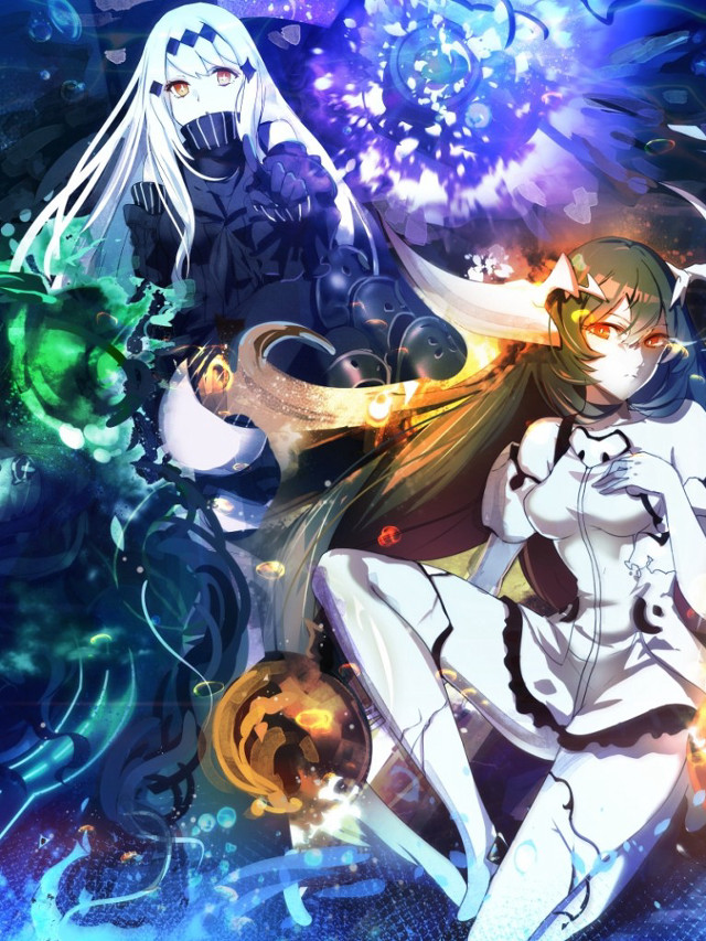 Abyssal ship girl white dress free wallpaper for mobile - medium preview image