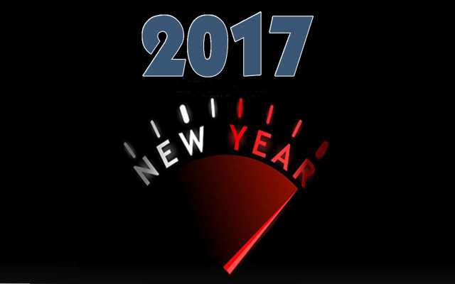 New year speedometer red blue free wallpaper for desktop - medium preview image
