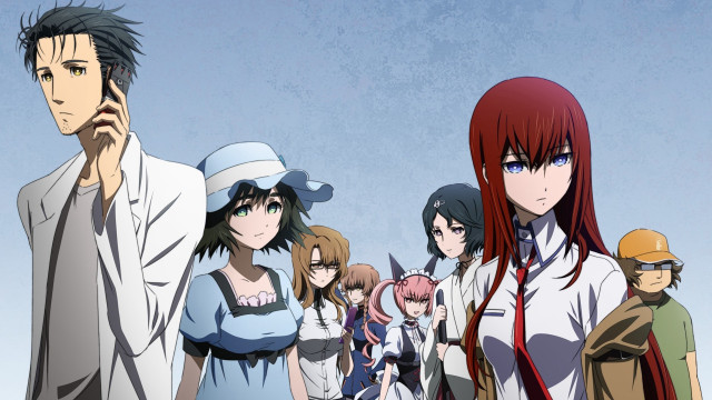 Anime characters group sky background #2 free wallpaper for desktop - medium preview image