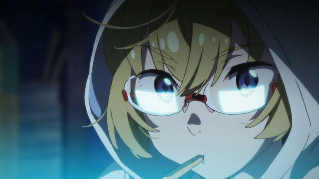 Girl glasses cigarette serious look free wallpaper for desktop - medium preview image