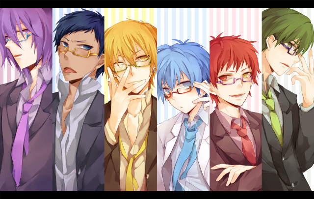 Young men glasses ties heads free wallpaper for desktop - medium preview image