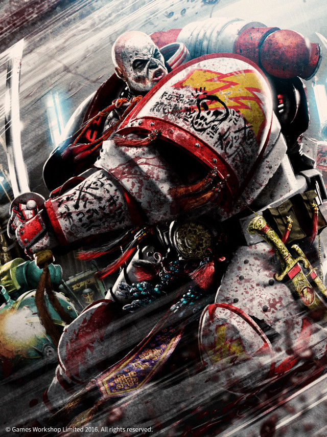 Armor motorcycle skull warhammer poster free wallpaper for mobile - medium preview image