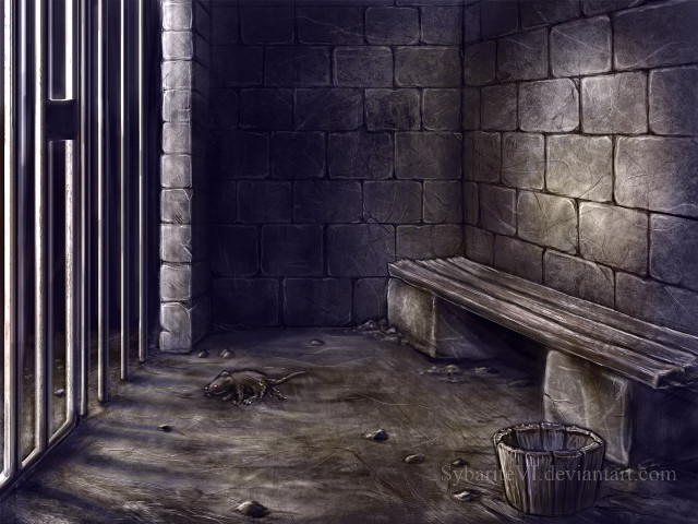 Bench jail cell bars trash free wallpaper for desktop - medium preview image