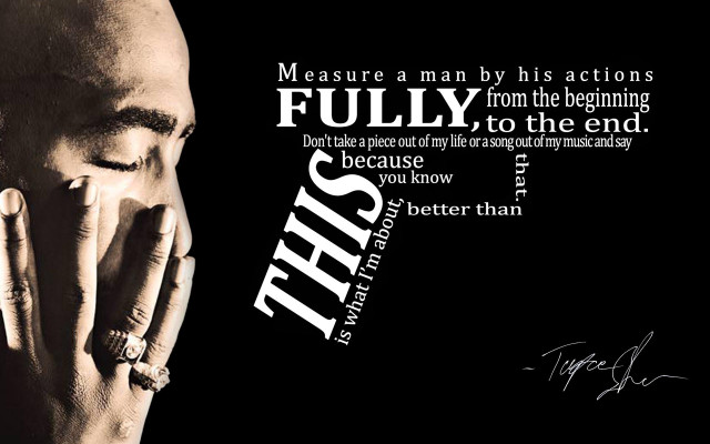 Man hands face quote above free wallpaper for desktop - medium preview image