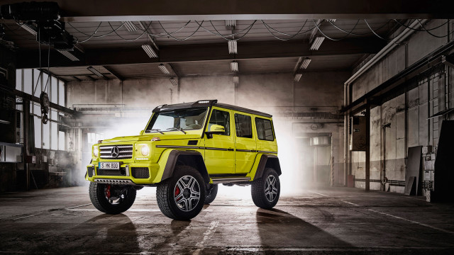 Yellow mercedes benz hyperrealism digital free wallpaper for desktop - medium preview image