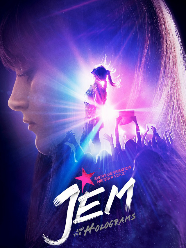 Jem the movie poster woman free wallpaper for mobile - medium preview image