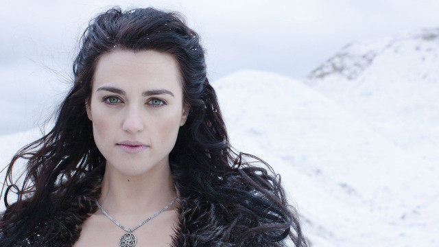 Woman long hair necklace snow free wallpaper for desktop - medium preview image