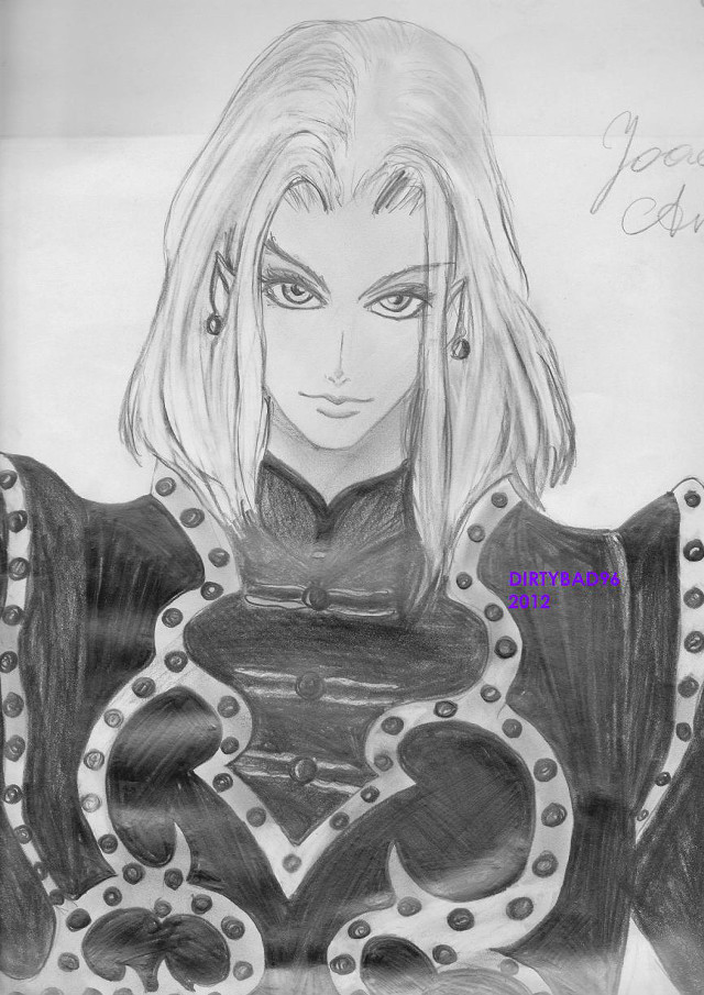 Woman sword helmet drawing art free wallpaper for mobile - medium preview image