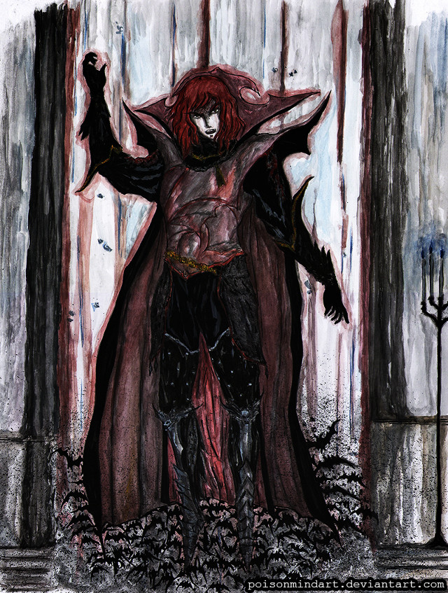 Demon standing doorway arms outstretched free wallpaper for mobile - medium preview image