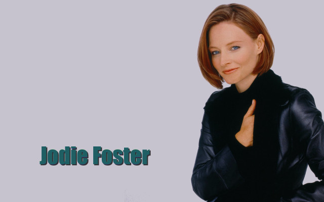 Woman black jacket posing hands free wallpaper for desktop - medium preview image