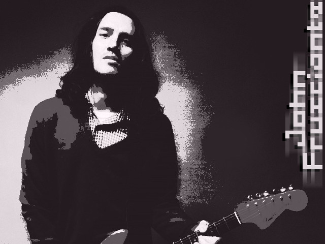 Man long hair guitar serious free wallpaper for desktop - medium preview image