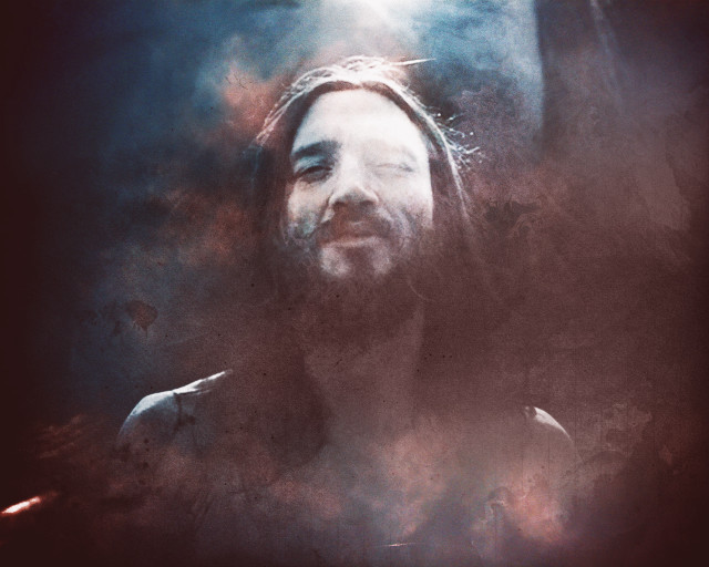 Man long hair beard bird free wallpaper for desktop - medium preview image