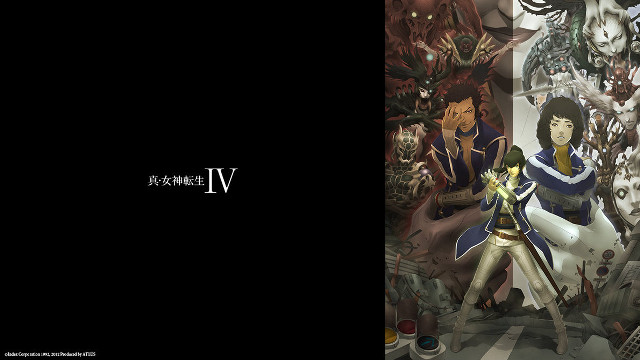 Anime scene woman man monsters free wallpaper for desktop - medium preview image