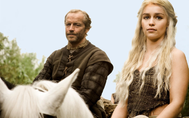 Man woman horse field trees #2 free wallpaper for desktop - medium preview image