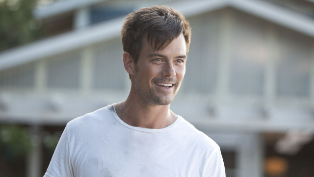 Man white shirt smiling house free wallpaper for desktop - medium preview image