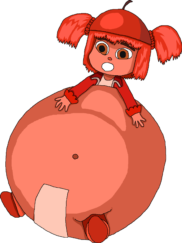 Cartoon pig red hat red free wallpaper for mobile - medium preview image