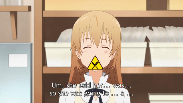 Girl yellow triangle mouth bookcase free wallpaper for desktop - medium preview image