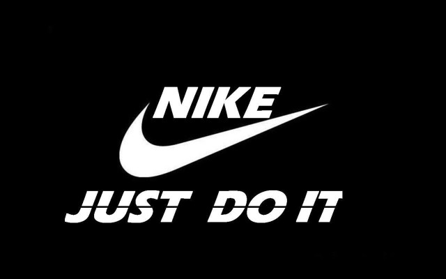 Nike just do it white free wallpaper for desktop - medium preview image