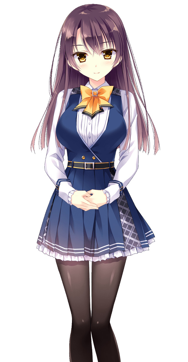 Girl blue dress bow tie free wallpaper for mobile - medium preview image