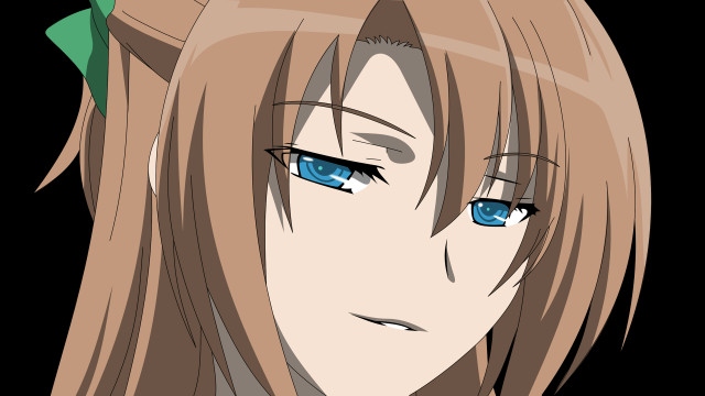 Anime girl blue eyes blonde #2 free wallpaper for desktop - medium preview image