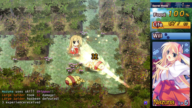 Girl field gun game screen free wallpaper for desktop - medium preview image