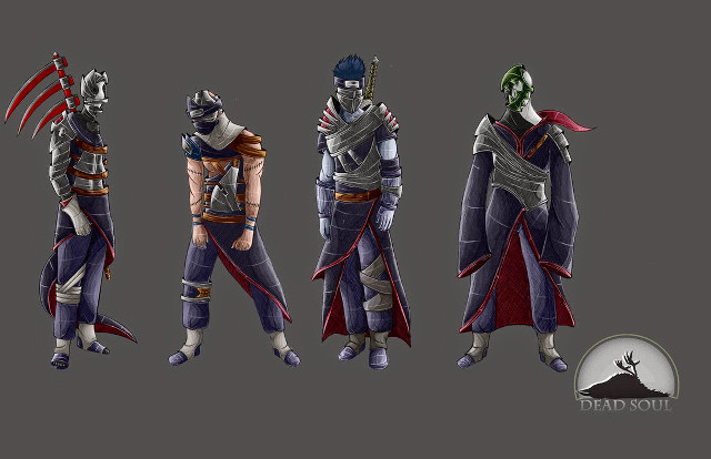 Knights different outfits armors group free wallpaper for desktop - medium preview image