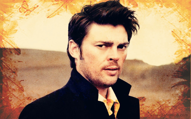 Man black jacket yellow tie free wallpaper for desktop - medium preview image