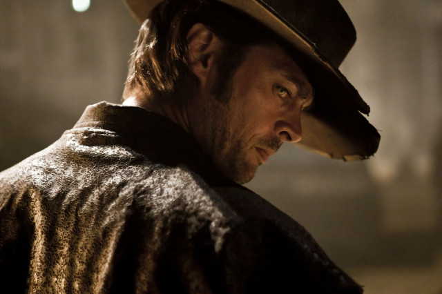 Man cowboy hat serious look free wallpaper for desktop - medium preview image