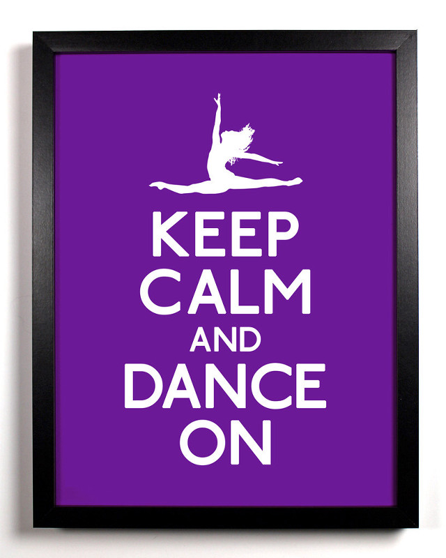 Keep calm and dance on free wallpaper for mobile - medium preview image