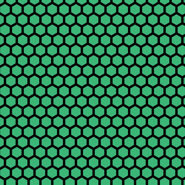 Green hexagonal pattern black background free wallpaper for tablet - medium preview image