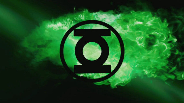 Green lantern logo smoke cloud free wallpaper for desktop - medium preview image