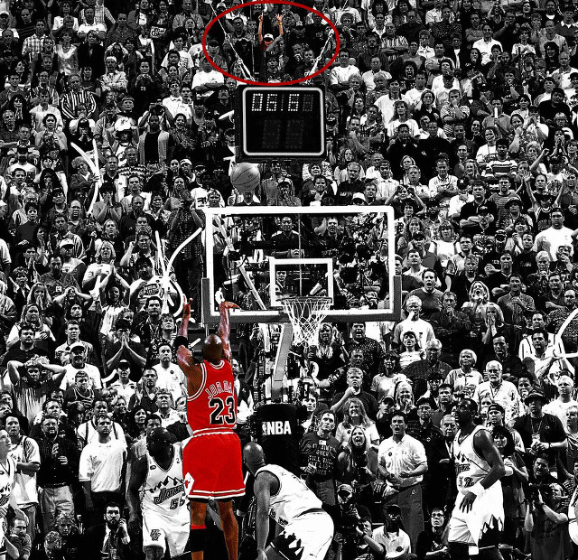 Man red uniform basketball crowd #3 free wallpaper for tablet - medium preview image