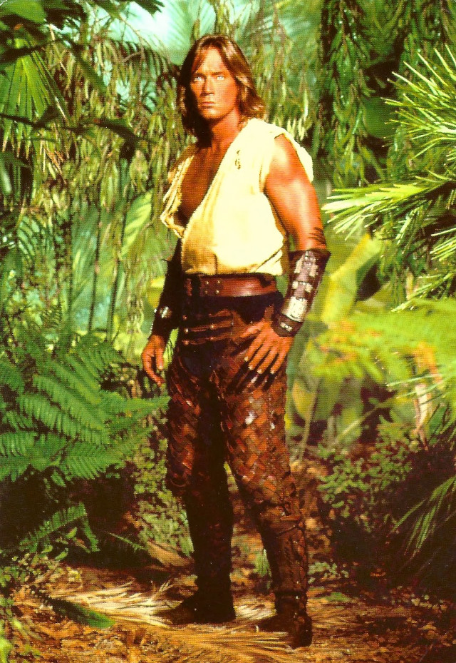 Man jungle sword palm trees free wallpaper for mobile - medium preview image