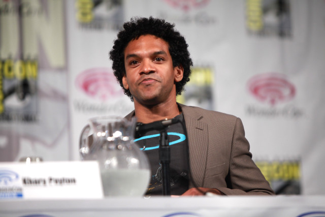 Man sitting table glass water free wallpaper for desktop - medium preview image