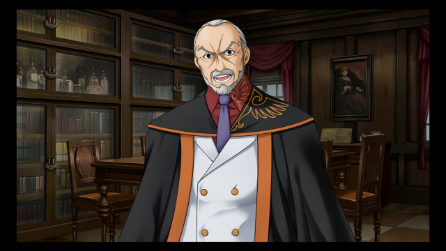 Cartoon man library bookcase behind free wallpaper for desktop - medium preview image