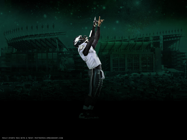 Man holding football stadium green free wallpaper for desktop - medium preview image